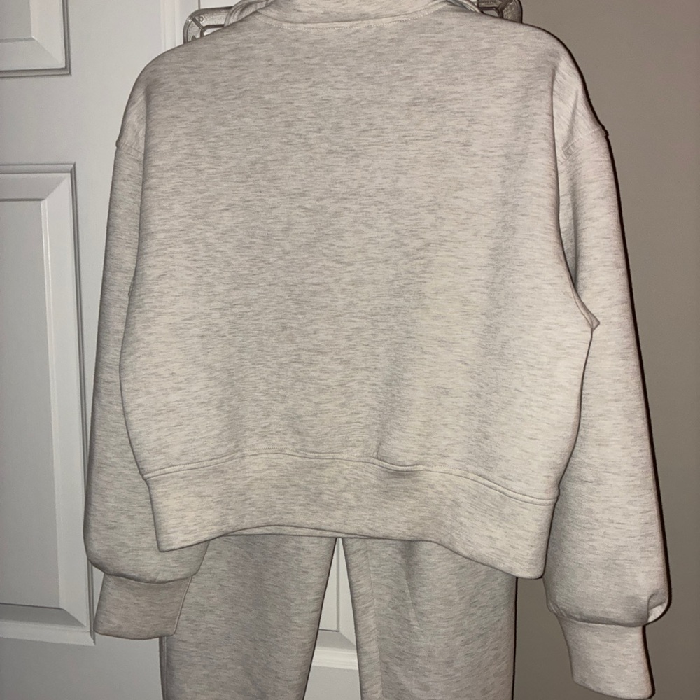 Set - Bounce Fleece Half-Zip Pullover Sweatshirt Sz XS matching sweat pant Sz S - Picture 11 of 16